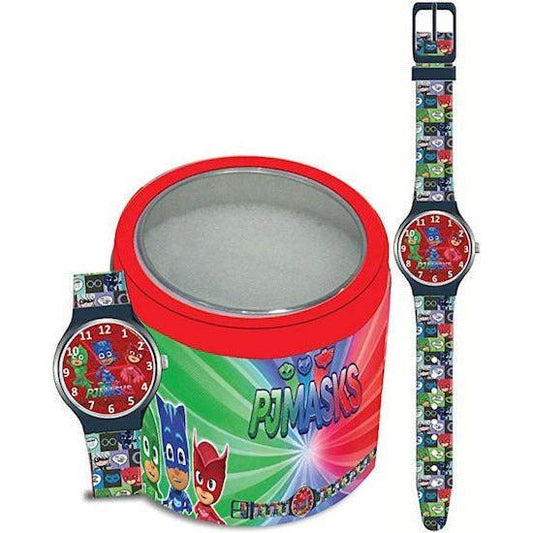 PJ MASKS (Superpigiamini) – Tin Box WATCHES CARTOON Dark Sea Green