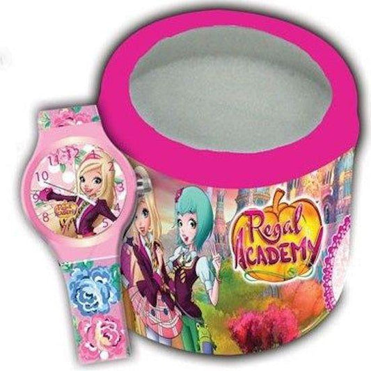 REGAL ACADEMY - Tin Box WATCHES CARTOON Gray