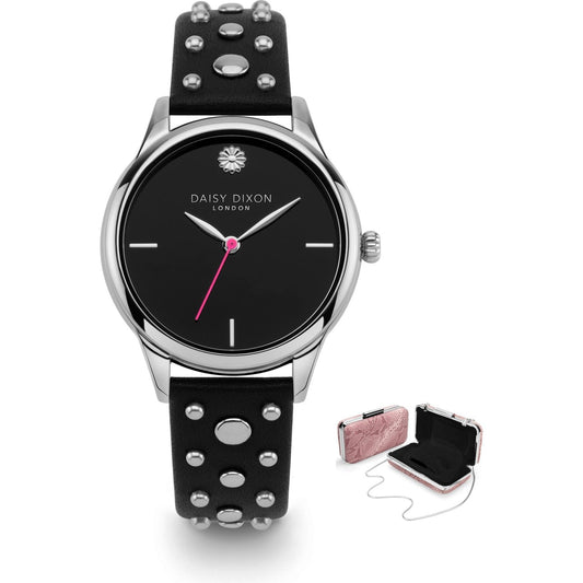 DAISY DIXON Mod. LILY #26 + PURSE Special Pack WATCHES DAISY DIXON Black