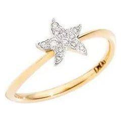 DODO Mod. DAC0012STARXDB0OG5 with diamonds Ring DODO Antique White