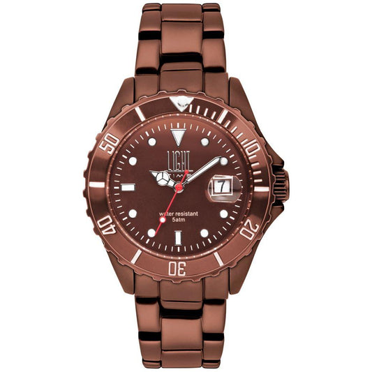 LIGHT TIME Mod. ALLUMINIUM WATCHES LIGHT TIME Saddle Brown