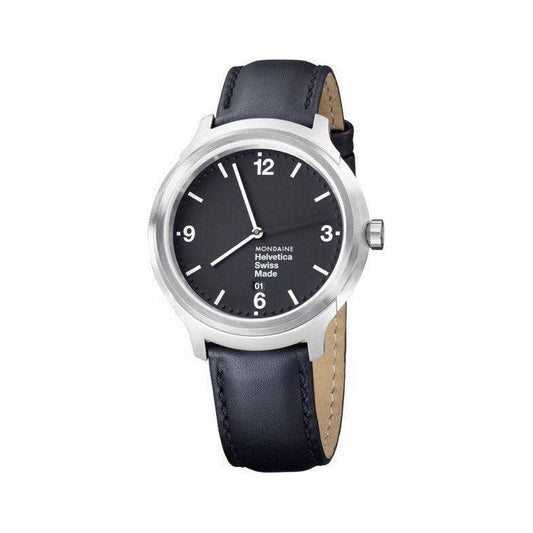 MONDAINE Mod. HELVETICA No. 1 BOLD WATCHES MONDAINE Light Gray